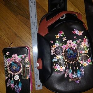Nicole Lee Dreamcatcher Mini Backpack and Wallet  Set